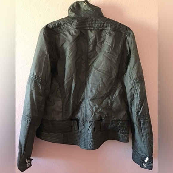 High Society gray Jacket  with zippered pockets size medium - Picture 5 of 8